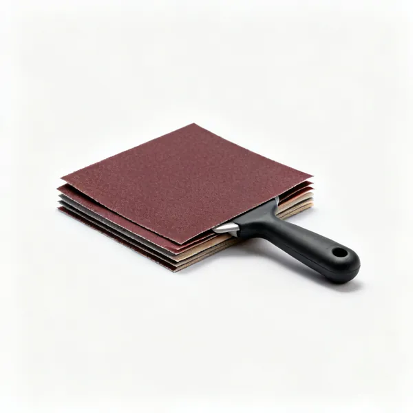Abrasive paper: Sheets of automotive abrasive sandpaper in several grits