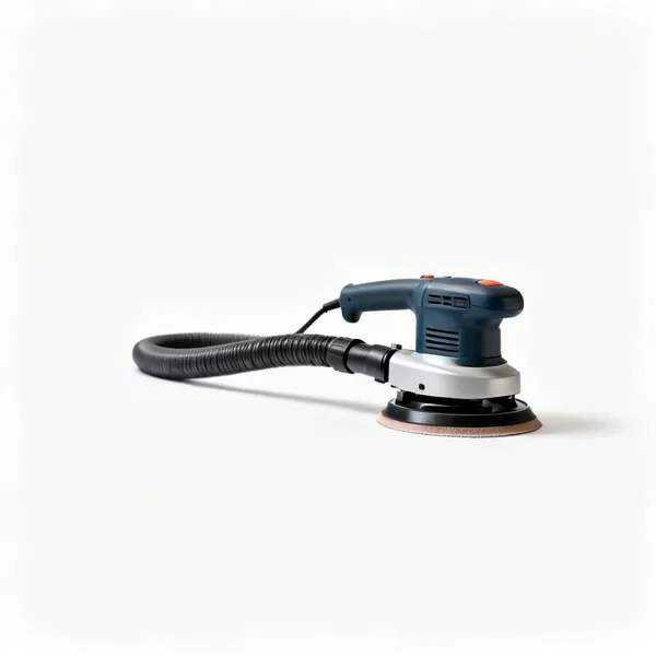 Extraction & mask: A dust extractor with a sanding hose