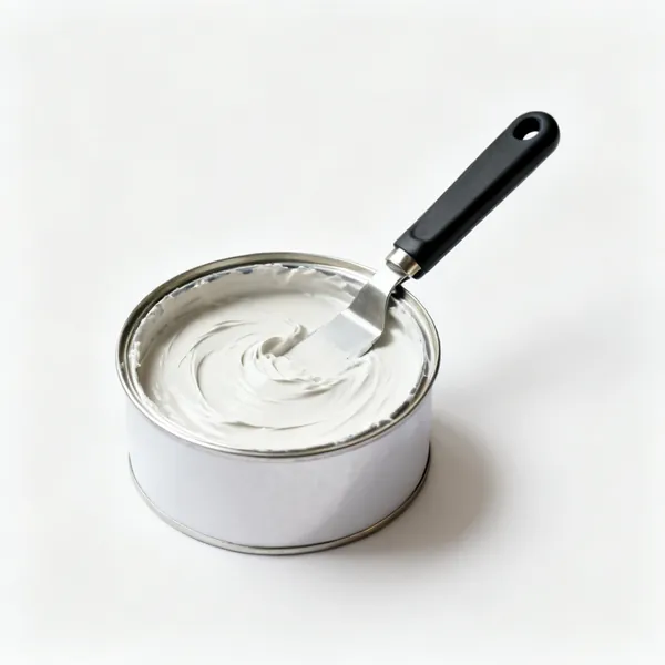 Fibreglass filler: A tin of fibreglass reinforced body filler