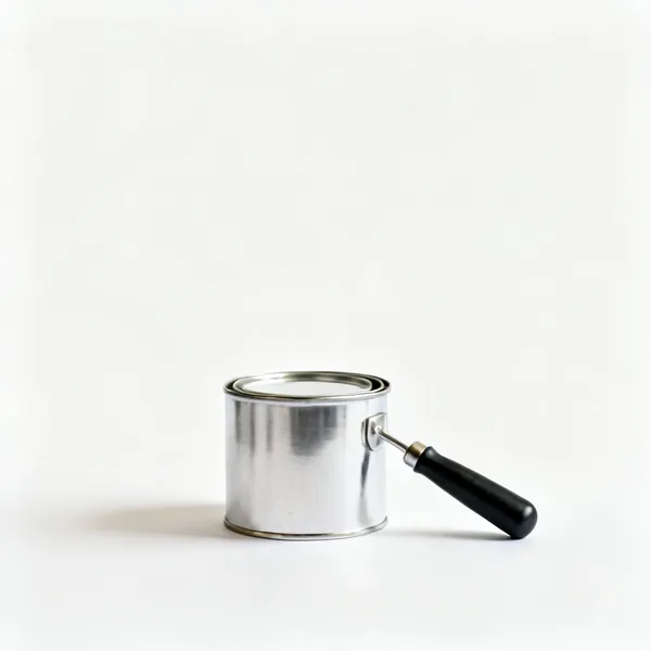 A tin of glazing putty filler