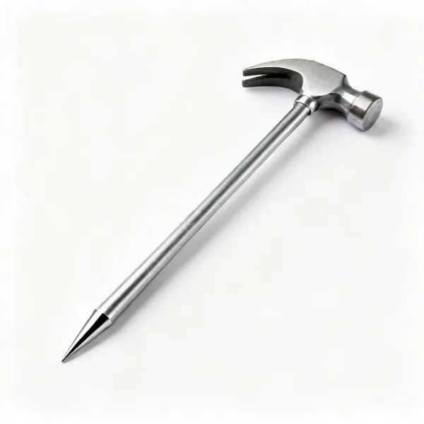 A body pick hammer with a pointed end
