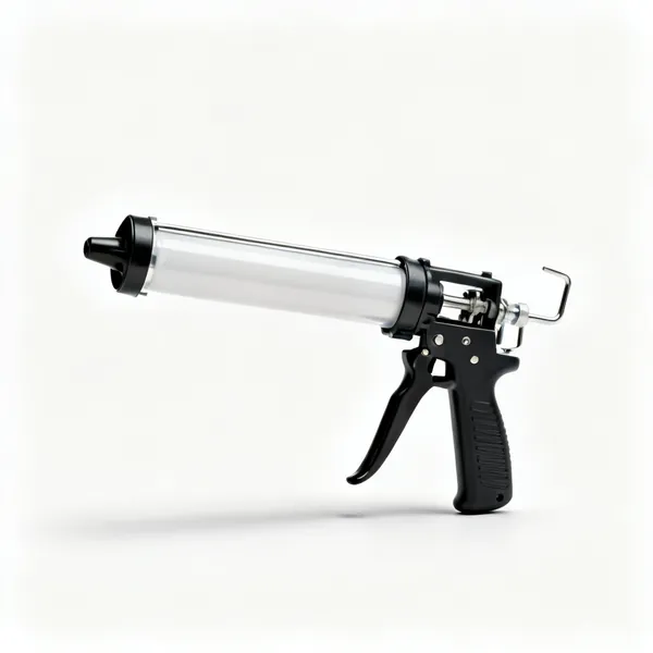 A cartridge gun with body seam sealer