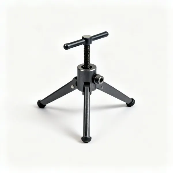 A three legged hub puller with a centre screw