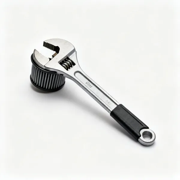 Oil filter wrench: An oil filter cup wrench and a strap wrench