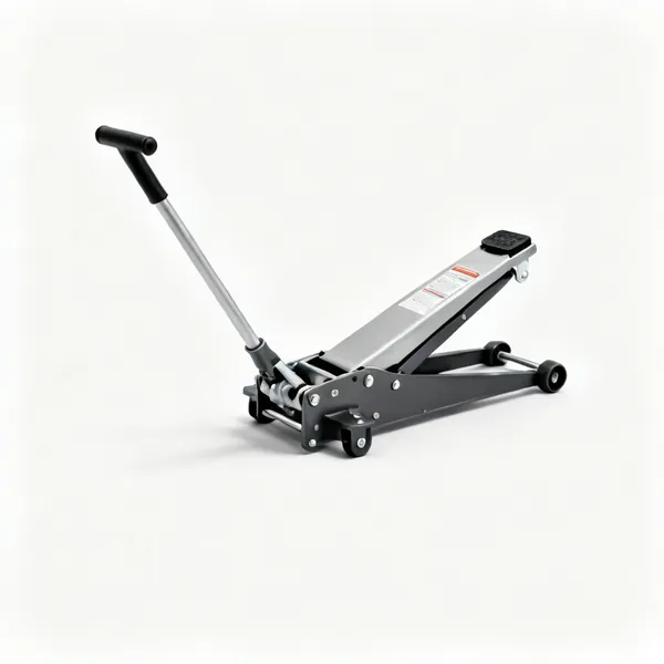 A low transmission jack with a tilting cradle