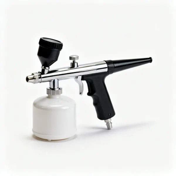 Cake airbrush: A cake decorating airbrush with a compressor