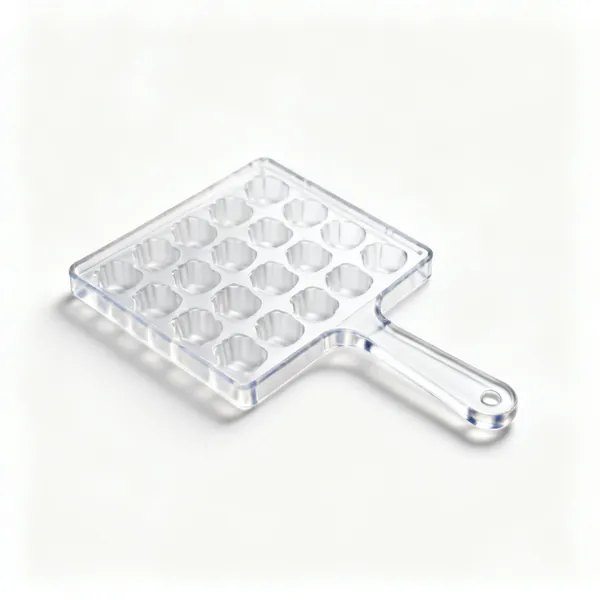 Chocolate moulds: A polycarbonate chocolate mould tray