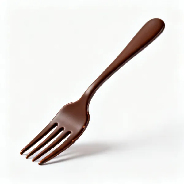 A set of chocolate dipping forks