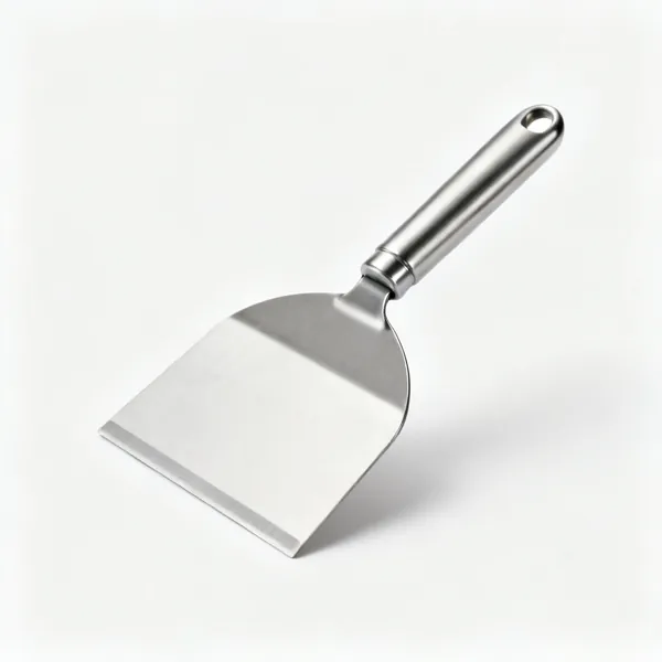 Dough cutter: A stainless steel dough divider cutter with a handle