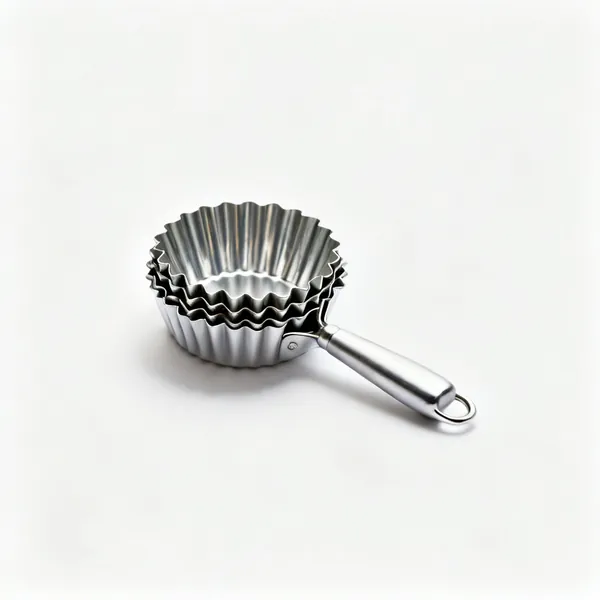Fluted cutters: A set of fluted edge pastry cutters