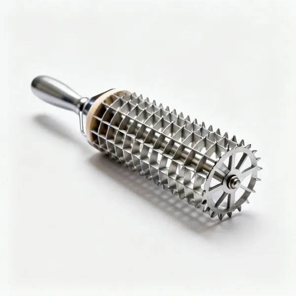 Lattice cutter: A rolling lattice pastry cutter