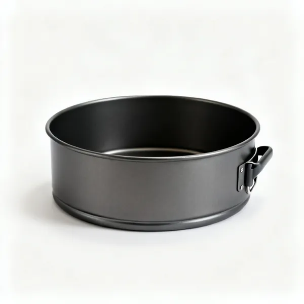 Deep cake tin: A deep round cake tin with straight sides