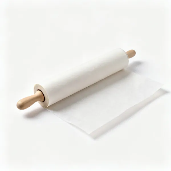 A roll of baking parchment paper