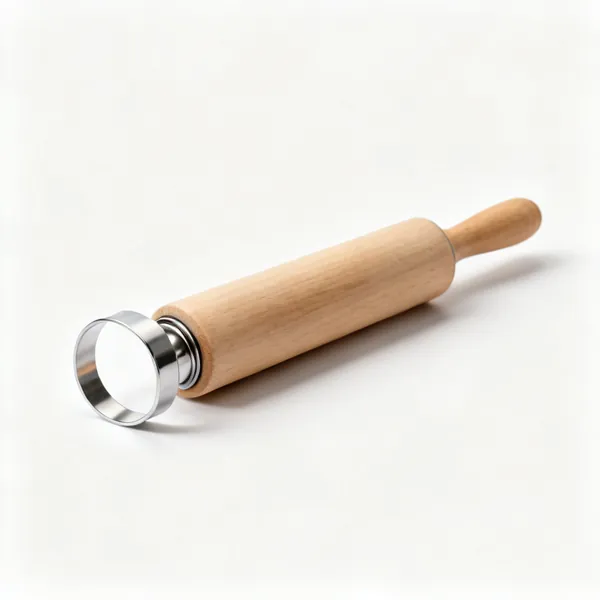 Rolling guides: A set of rolling pin thickness guide rings
