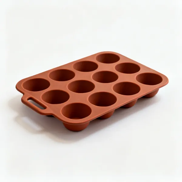 Silicone moulds: A silicone muffin mould tray