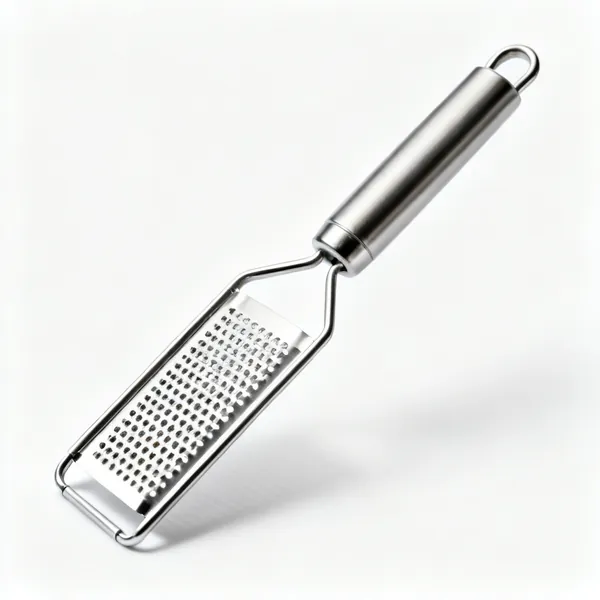 A fine microplane citrus zester grater