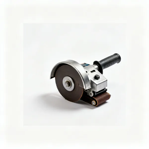 A belt grinder for metalwork