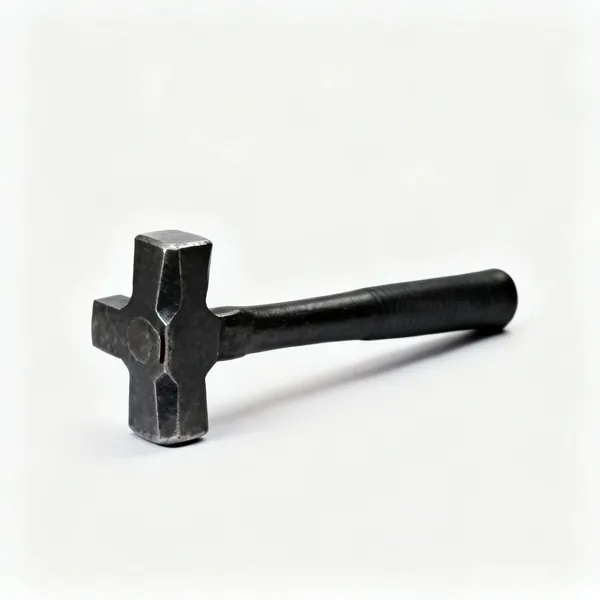 A blacksmith cross pein hammer