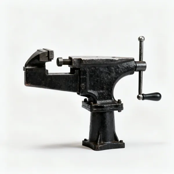 Blacksmith's leg vice: A blacksmith's leg post vice