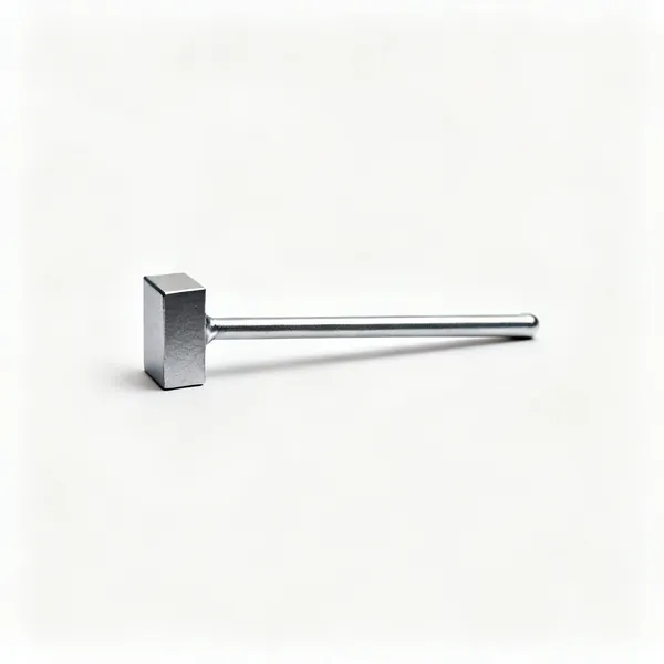 Magnet on a stick: A magnet on a long steel handle
