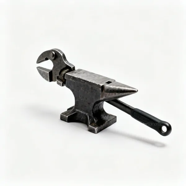 A monkey tool blacksmith shouldering tool