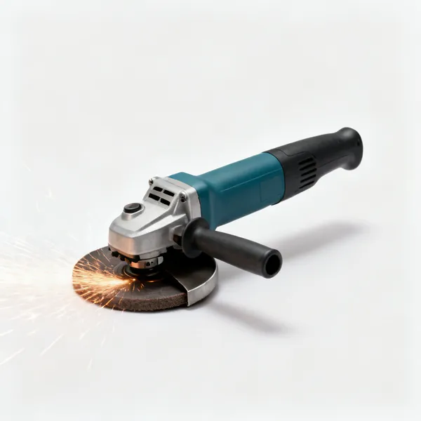 Spark test wheel: A grinding wheel with sparks for spark testing steel