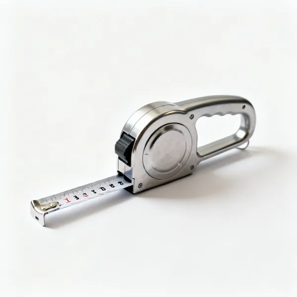 A steel tape measure