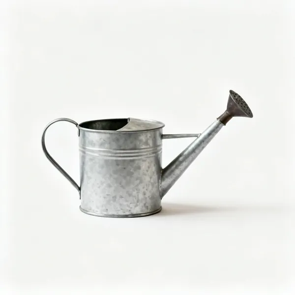 Water can: A watering can with a long spout for a forge