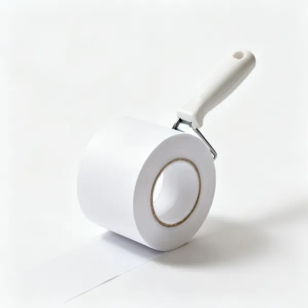 Acid free hinging tape: A roll of white acid free paper hinging tape