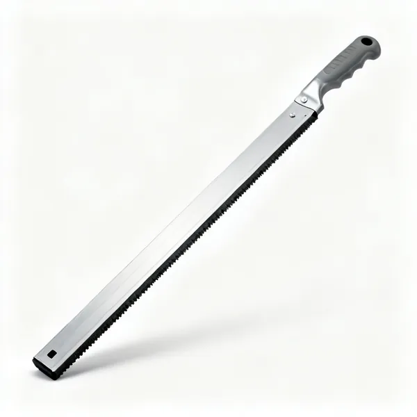Non slip straight edge: A long aluminium straight edge with a rubber non slip backing strip