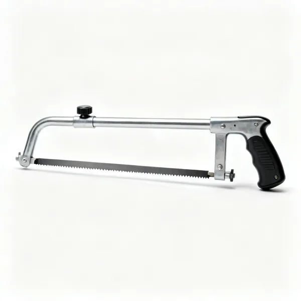 Hacksaw: Tensioning knob and pistol grip handle