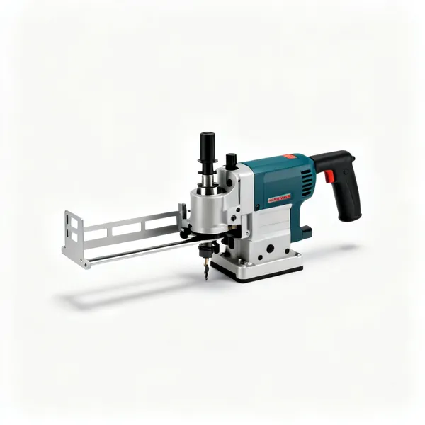 Loose tenon jointer: A loose tenon mortising power tool with a plunge housing and a fence