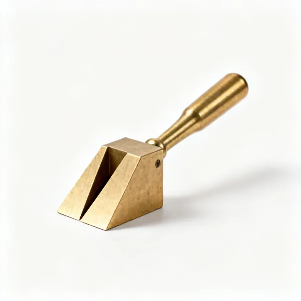 A brass dovetail marker gauge