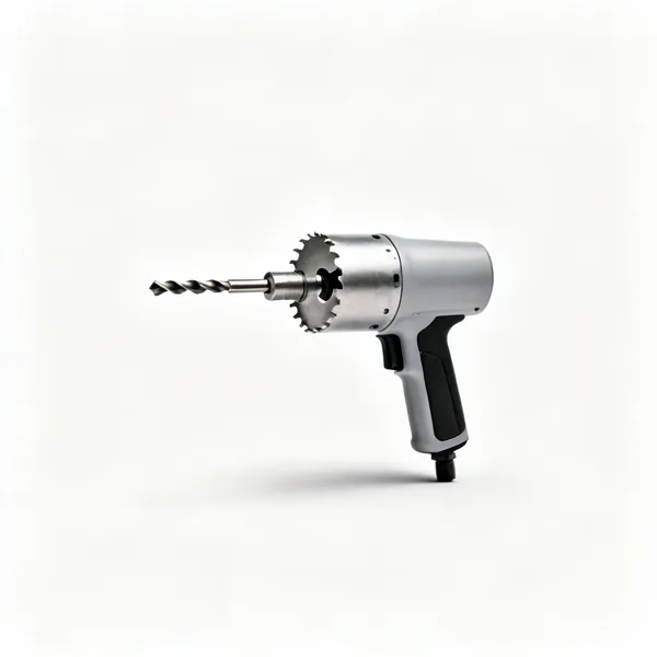 A hole saw cutter with a pilot bit and arbor