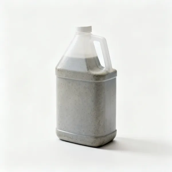 Waterproofer: A plastic bottle of concrete waterproofing admixture