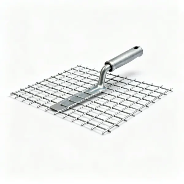 A section of light steel reinforcing mesh sheet