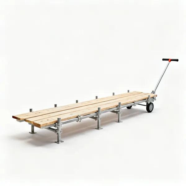 Barrow run boards: Scaffold boards laid as a barrow run