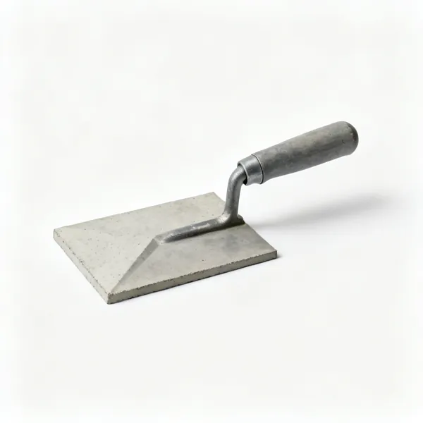 Inside corner trowel: A concrete inside corner finishing trowel
