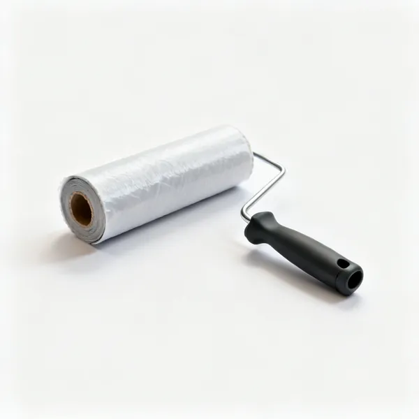 A roll of damp proof membrane