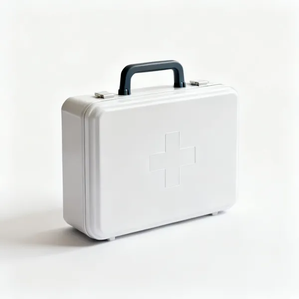 A first aid kit box