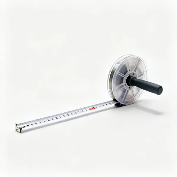An open reel long tape measure