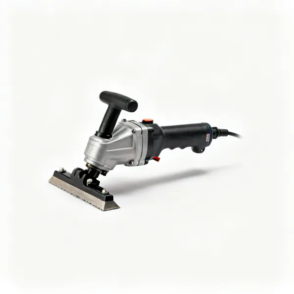A pneumatic concrete scabbler tool