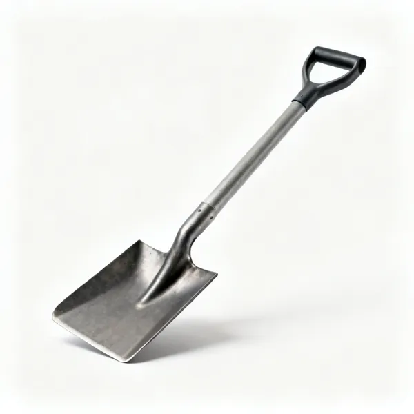 A square mouth shovel