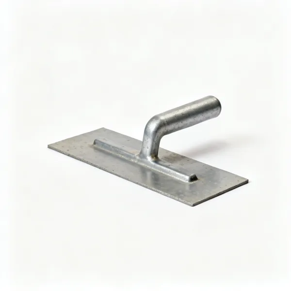 Steel float: A rectangular steel concrete finishing float
