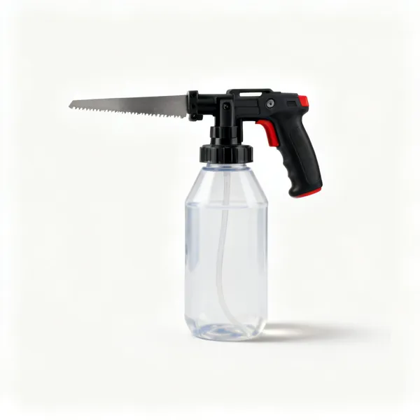 Water suppression kit: A water suppression bottle kit for a cutting saw