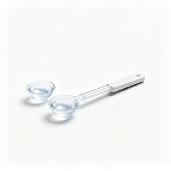 Two sterile eye wash saline bottles with eye cups