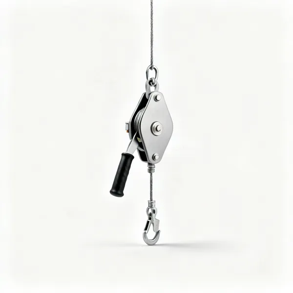 Retractable fall arrester: A retractable fall arrest block with a housing and a steel cable