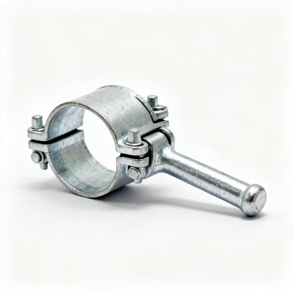 Sleeve coupler: A galvanised external sleeve scaffold coupler with two clamping bands