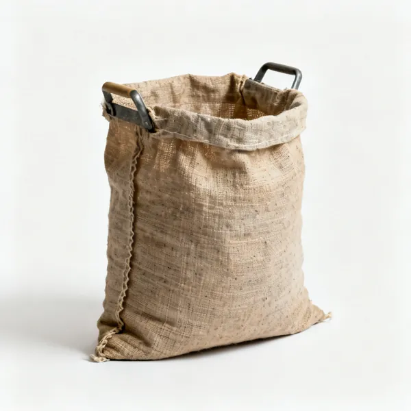 Rubble sacks: A woven rubble sack bag