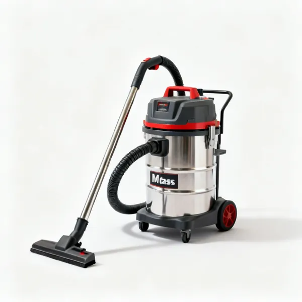 An M class dust extractor site vacuum with a hose